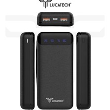 Lucatech 12.500 Mah Powerbank — iPhone 15 Pro Max / 16 / 16 Plus (Akıllı Çip + Hızlı Şarj)