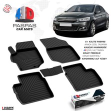 S-Dizayn Citroen C-Elysee 4D Havuzlu Paspas 2013-2017 A+Kalite