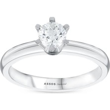 Assos Pırlanta 0.82 Karat Pırlanta Tektaş Yüzük