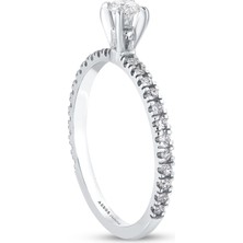 Assos Pırlanta 0.59 Karat Pırlanta Tektaş Yüzük