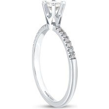 Assos Pırlanta 0.50 Karat Pırlanta Tektaş Yüzük