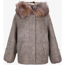 Valmenti Kadın Tekstil Bej Kaban Mont 616 25821-1 Bn Kaban SK25/26 Bej