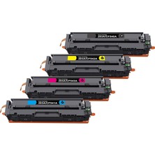Hp 203A (CF540A)HP Color Laserjet Pro M254DW Mfp M254NWM280NW,M281FDW,M281FDW Uyumlu (4 Renk Set) Muadil Renkli Toner Seti