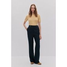 Shnwomen Kemeri Apolet Düğme Detaylı Pantolon