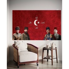 Özkacar Group Ittihat ve Terakki Kanvas Tablo Ev Dekarasyon Hediyelik Duvar Süsü