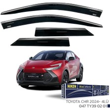 Toyota C Hr Niken Kromlu Cam Rüzgarlığı 4lü Set 2024 ve Üstü