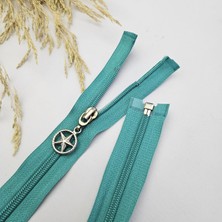 Kaf Kumaş Yıldız Elcikli Açık Uçlu Fermuar | Naylon Dişli Fermuar