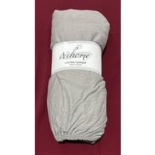 Aylis Home Koyu Gri Tek Kişilik Buçuklu Lastikli Çarşaf