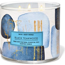 Black Teakwood Büyük Mum