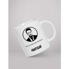 Hr Production Dizi-Film Hayranlarına Özel| Hediyelik Fight Club Baskılı Kupa Bardak