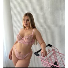 Arona Büyük Beden Brode Iç Çamaşır Takımı