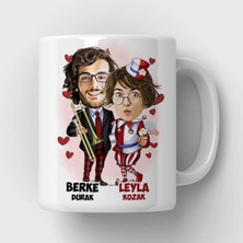 Hr Production Sevgileye-Arkadaşa Özel Hediyelik|kişiselleştirilebilir Karikatür Hediye Kupa Bardak