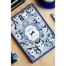 Victoria's Journals A5 Çizgili Defter 125-2051 Esnek Kapak Çok Renkli Vegan Deri 14.8x21 cm