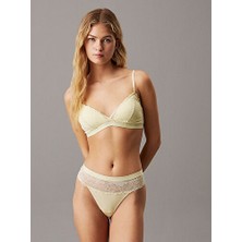 Calvin Klein Kadın Yeşil Thong Külot