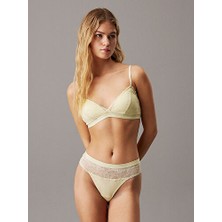 Calvin Klein Kadın Sarı Üçgen Bralet