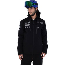 Hurley Patch Snow Jacket Erkek Siyah Ceket