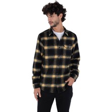 Hurley Portland Heavyweight Flannel Erkek Siyah Sweatshirt