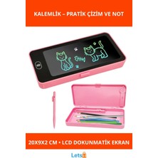 Letsii LCD Dokunmatik Ekranlı Eğlenceli Kalemlik 20X9X2 cm