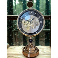 Krd Home Masaüstü Hareketli Çarklı Saat Bakır KRD-7466