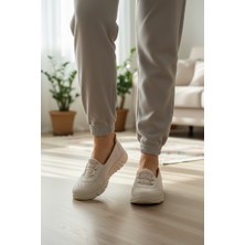 Uzero Günlük Kadın Bağcıklı Babet Ayakkabı Spor Ayakkabı