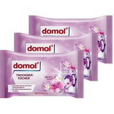 Domol Kurutma Makinesi Mendili Çiçek Rüyası 25'li (3 Adet)