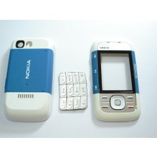 OEM Nokia 5300 Telefon Kapağı (Mavi/beyaz)