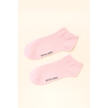 Çocuk Step Çorap Açık Pembe