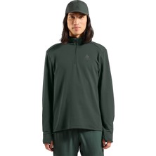 Odlo Essential Thermal Mid Layer 1/2 Zip Erkek Yeşil Içlik Üst