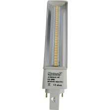 Micron 13 Watt Tasarruflu LED Ampul, G-24 Duy, Beyaz Işık, Plc Tipi Ledli (AMPUL BOYU: 17.2 cm.)