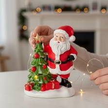 Kırmızı Noel Baba Biblo, Şık ve Sevimli Noel Dekorasyonu