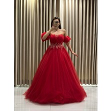 Kaleiçi Yıldızlar Kırmızı Balon Kol Nişanlık