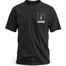 Zaytoon Tişört, Kısa Kollu Yan Küçük Filistin Posta Yazılı Dijital Baskılı Pamuk Rahat T-Shirt