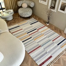 Cool Halı Marfil 01 Multi Bukle Salon Halısı Hav Toz Vermez Mutfak Halısı Yumuşak Dokulu Çocuk Odası Halısı İskandinav Tarz Koridor Kesme Yolluk