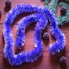 Oktay Sesal Boyun Simi 2 Metre Mor Yılbaşı Boyun Simi Yumuşak Garland Yılbaşı Süslemeleri