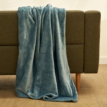 Bella Maison Shelly Wellsoft Tv Battaniyesi Mavi (140X190 Cm)