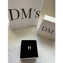 DMs Silver H Harf Gümüş Charm'ı