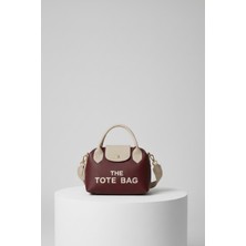 Random Shopping Çıtçıt Detaylı The Tote Bag Nakış Işlemeli El ve Omuz Çantası