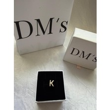 DMs Silver K Harf Gümüş Charm'ı