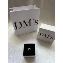 DMs Silver M Harf Gümüş Charm'ı