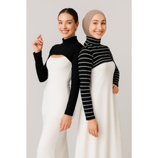 Mirach 2'li Paket Dik Yaka Boyunluklu Kolluk Seti