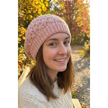 Modex Kabarık Örgü Deseni Salaş Yumuşak Bere