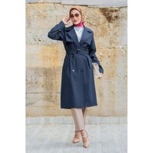 Tesettür Çarşım Rinny Bondik Trençkot-Laci