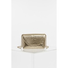 Random Shopping Uzun Askılı Kroko Dokulu Kadın Clutch Çapraz Çanta