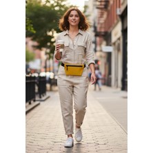 Mustard (Hardal) Slant Bel Çantası