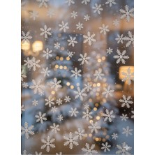 Beyaz Kar Tanesi ve Çam Ağacı Süsleri, 10'lu, Yılbaşı Dekoru, Cam ve Keçe Seçenekleri