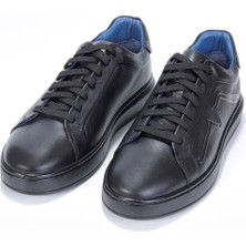 Vantaggio Shoes Capri  Baskılı % 100 Hakiki Deri Erkek Snaker Ayakkabı