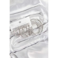 Dktt Pirinç Halka Model Gümüş Renk Kadın Set Küpe - TJ-BKP11054