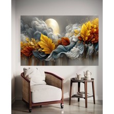 Özel Tasarım Kuş Tüyü Kanvas Tablo Ev Dekarasyon Hediyelik Duvar Süsü