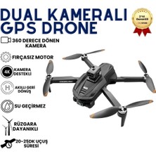 Hzl Dual Kamera Engel Aşabilen Çift Kameralı Drone – Yüksek Çözünürlüklü Havadan Görüntüleme Uzun Uçuş Kumandalı Mobil Uygulama