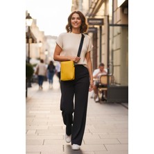 Mustard (Hardal) Glow Elegant Omuz Çantası